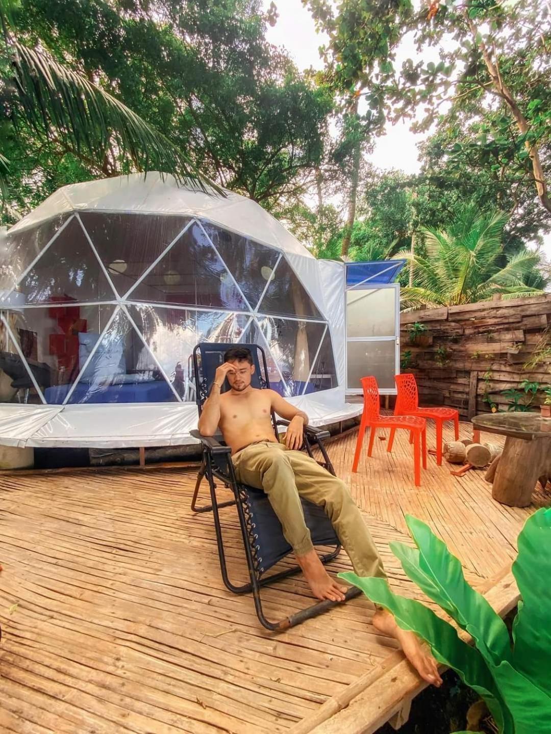Glamping Dome Dauin Beach Resort Exterior foto