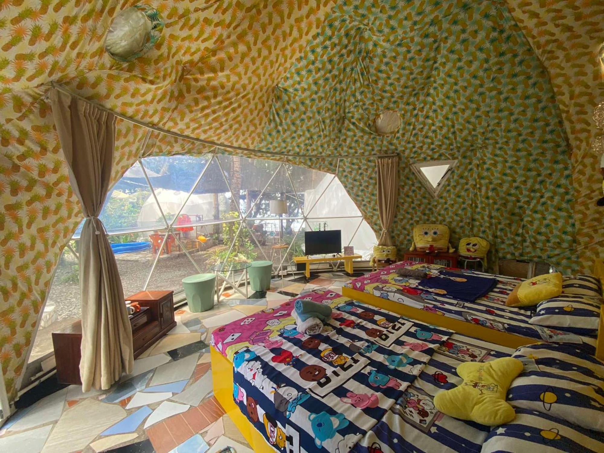 Glamping Dome Dauin Beach Resort Exterior foto