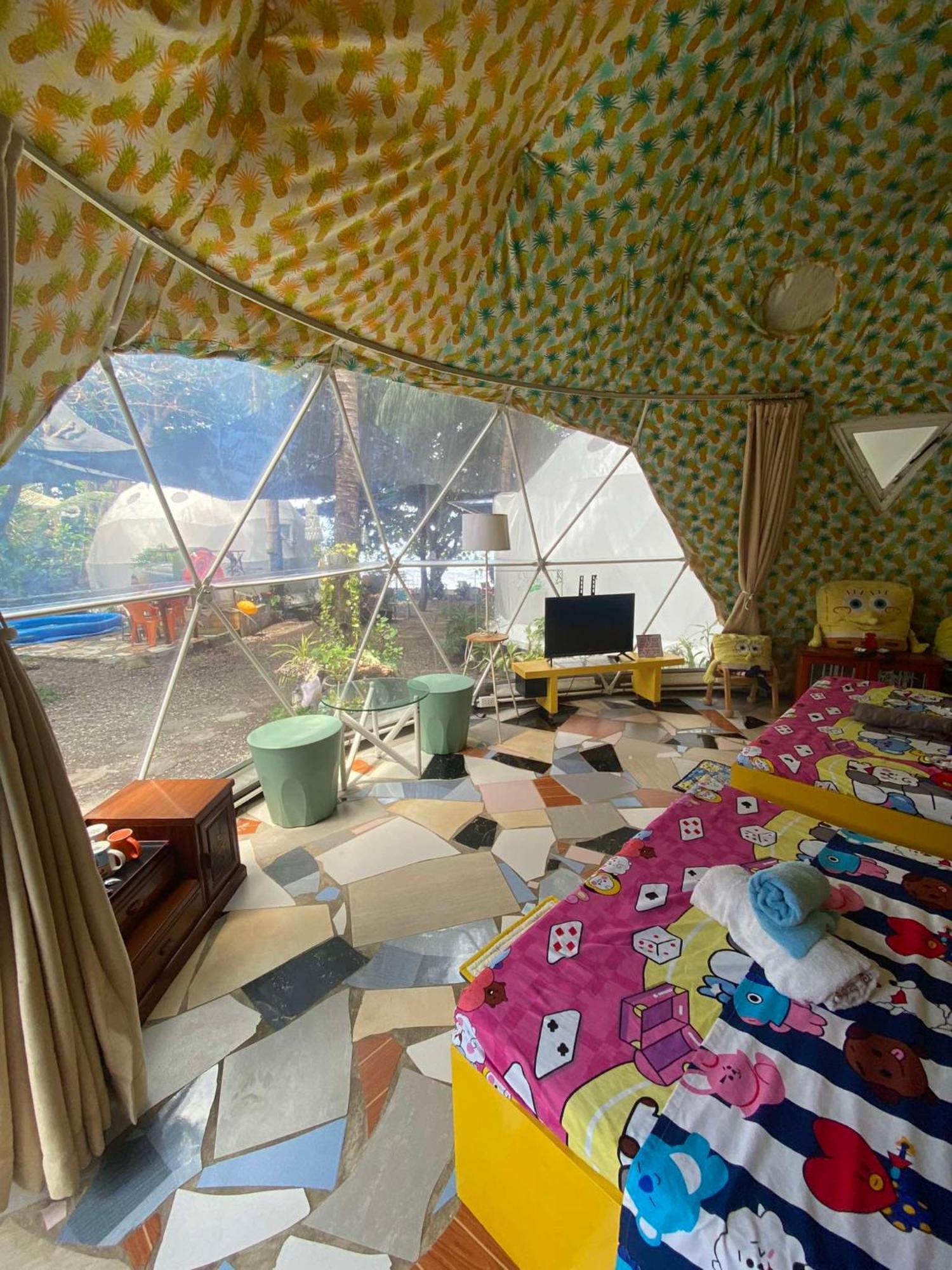 Glamping Dome Dauin Beach Resort Exterior foto